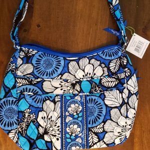 Vera Bradley NWT Carryall Crossbody Blue Bayou